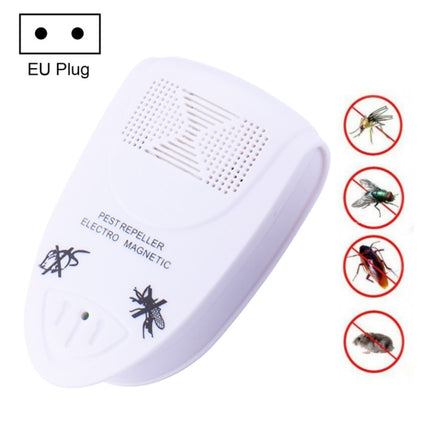 Ultrasonic Pest Repeller Electro Magnetic(White)-garmade.com