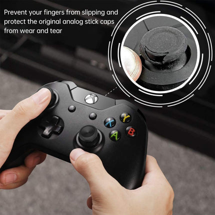 10 PCS Controller Joystick 3D Analog Cap for Xbox One(Black)-garmade.com