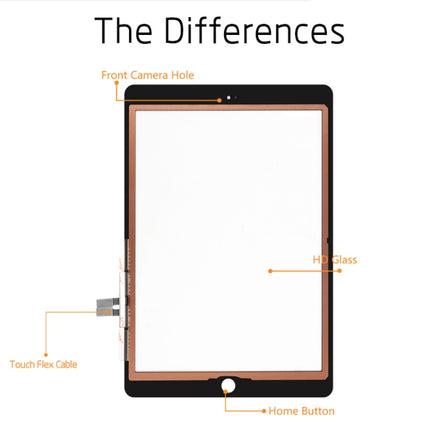 Touch Panel for iPad 9.7 inch (2018 Version) A1954 A1893(White)-garmade.com