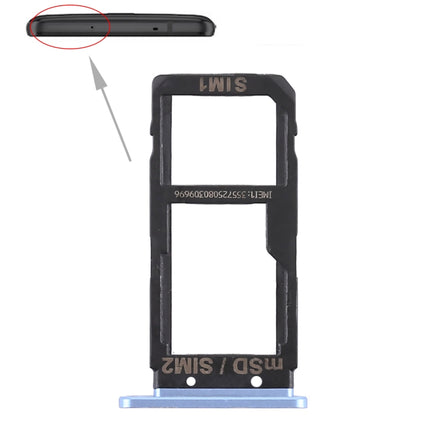 SIM Card Tray + SIM Card Tray / Micro SD Card Tray for HTC U Ultra (Blue)-garmade.com