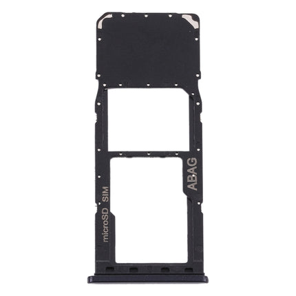 SIM Card Tray + Micro SD Card Tray for Samsung Galaxy A21s(Black)-garmade.com
