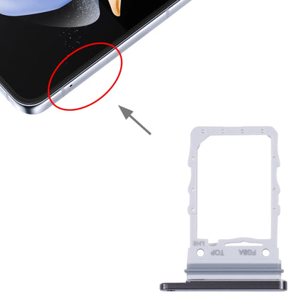 For Samsung Galaxy Z Flip4 SM-F721B Original SIM Card Tray (Black)-garmade.com
