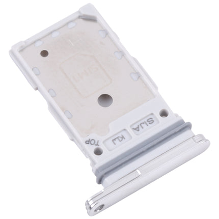 For Samsung Galaxy S22+ 5G / S22 5G / SM-S906B SM-S901B Original SIM Card Tray + SIM Card Tray (White)-garmade.com