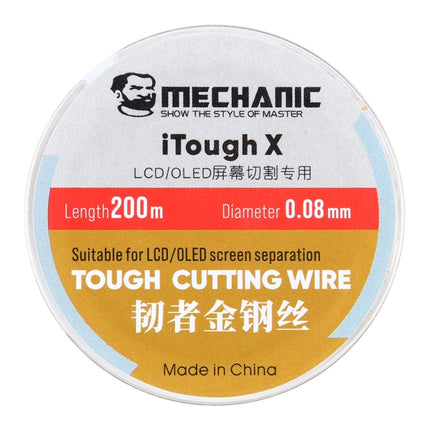 MECHANIC iTough X 200M 0.08MM LCD OLED Screen Cutting Wire-garmade.com