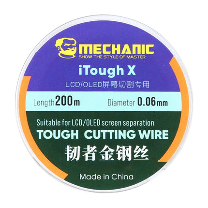 MECHANIC iTough X 200M 0.06MM LCD OLED Screen Cutting Wire-garmade.com