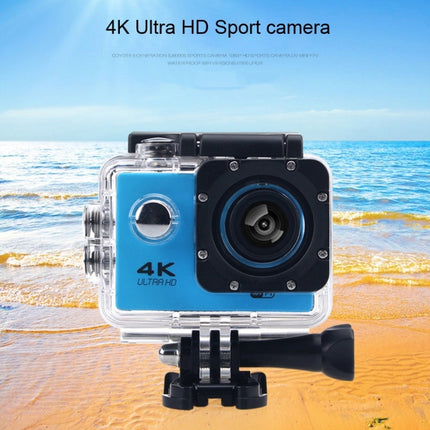 HAMTOD H9A HD 4K WiFi Sport Camera with Waterproof Case, Generalplus 4247, 2.0 inch LCD Screen, 120 Degree Wide Angle Lens (Black)-garmade.com
