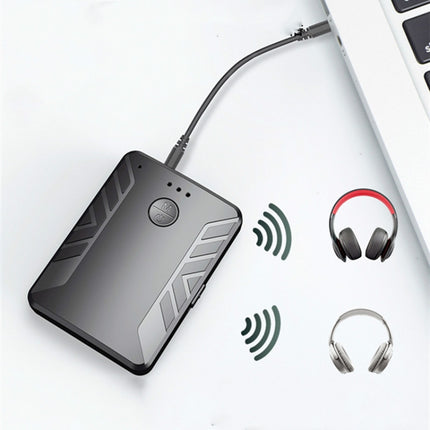 T19 Bluetooth 5.0 Audio receiver Transmitter Car Hands-free Talk TV Computer Dual Transmitter-garmade.com