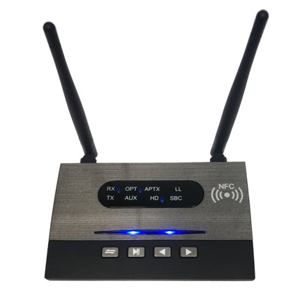 B22 Bluetooth 5.0 Transmitter Receiver APTx-HD LL Optical NFC Audio Adapter 3.5mm RCA AUX for TV / Home Stereo Headphone-garmade.com