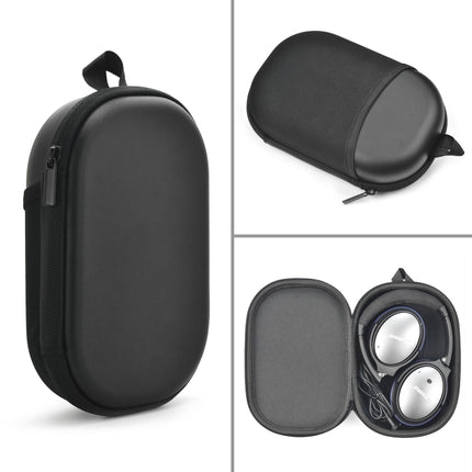 Waterproof Dustproof EVA Portable Storage Box Carry Shell Case Bag For Bose QC15 QC25 QC35 Headphone Convenient Black Case-garmade.com