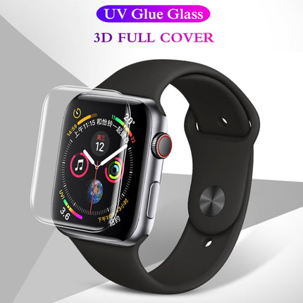 UV Liquid Curved Full Glue Full Screen Tempered Glass for Apple Watch Series 40mm-garmade.com