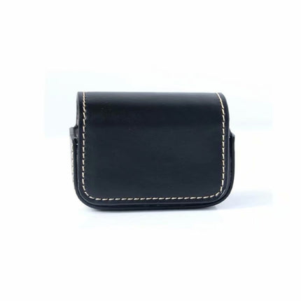 Waterproof Mini Leather Case Storage Carrying Box for DJI OSMO Action / GoPro / SJCAM / Xiaomi Mi Jia(Black)-garmade.com