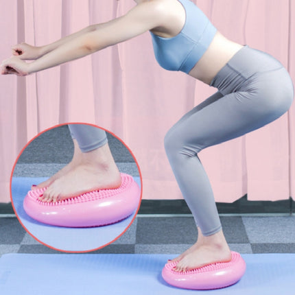 Thick Explosion-proof Yoga Special Massage Balance Cushion, Diameter: 33cm, Specification:With Gas Needle(Blue)-garmade.com