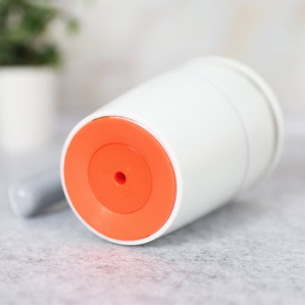 Creative Suction Cup Does not Pour Cup Office Mug(White)-garmade.com