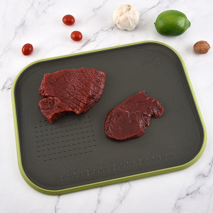 Multifunctional Anti-skid Double-sided Cutting Board Fruit Plastic Cutting Board, Style:Square-garmade.com