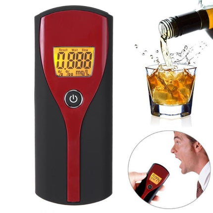 W637 Digital Breath Alcohol Tester Easy Use Breathalyzer Alcohol Meter Analyzer Detector with LCD Display-garmade.com