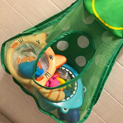 Cartoon Animal Toy Mesh Storage Basket Home Bathroom Net Pouch Bag(Frog)-garmade.com