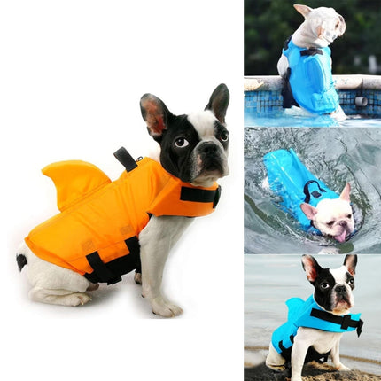 Summer Pet Life Jacket Dog Safety Clothes Dogs Swimwear Pets Safety Swimming Suit, Size:XL(Yellow)-garmade.com