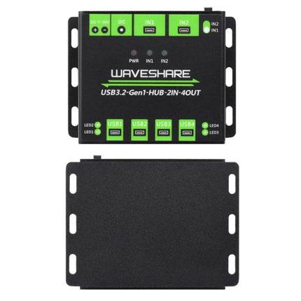 Waveshare 23929 USB HUB, Extending 4 X USB 3.2 Ports, Switchable Dual Hosts, Multi Protections-garmade.com