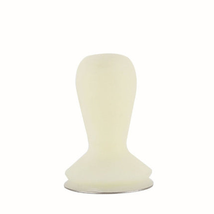 58mm Coffee Tamper Coloured Silicone Frosted Handle Coffee Hammer 304 Stainless Steel Powder Press Coffee Accessories Milk White-garmade.com