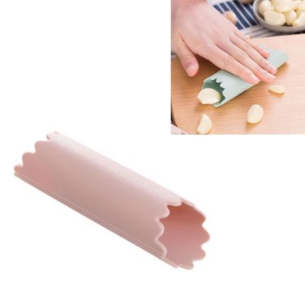 10 PCS Household Garlic Peeling Tool Manual Thickening Silicone Peeling Tool Portable Garlic Peeling Device(Lotus Pink)-garmade.com