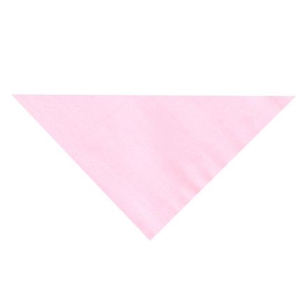 2 PCS Pet Birthday Saliva Towel Double Cotton Triangle Scarf(Pink)-garmade.com
