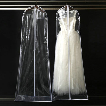 Transparent Coat Wedding Dress Gown Protective Cover Dust Cover Storage Bag-garmade.com