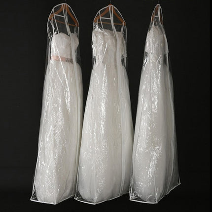 Transparent Coat Wedding Dress Gown Protective Cover Dust Cover Storage Bag-garmade.com