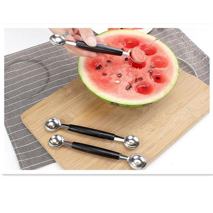 Household Stainless Steel Double Head Fruit Digging Spoon-garmade.com