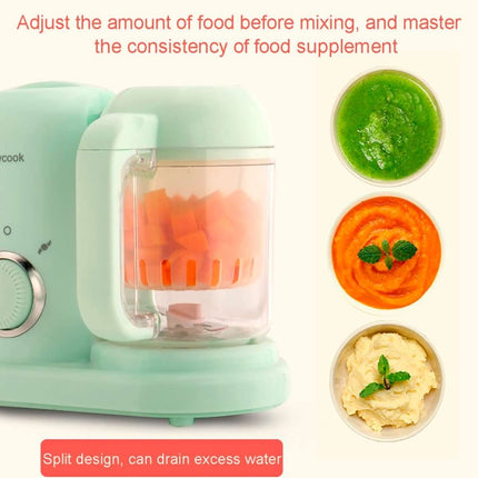 Multifunction Baby Food Cooking Maker Steamer Mixing Grinder Food Supplementary Machine(Green)-garmade.com