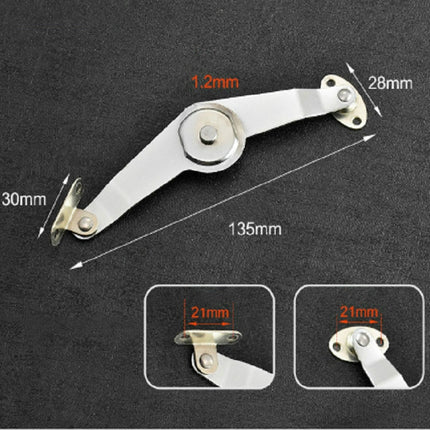 Two-folded Strut Folding Lever Door Support Furniture Connector, Specification:5 Inchs Lever-garmade.com