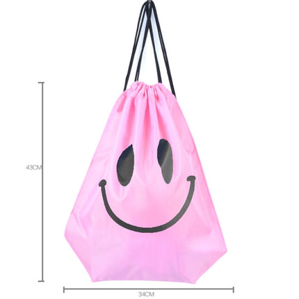 2 PCS Drawstring Pocket Clothing Bag Waterproof Beach Storage Bag(Yellow)-garmade.com