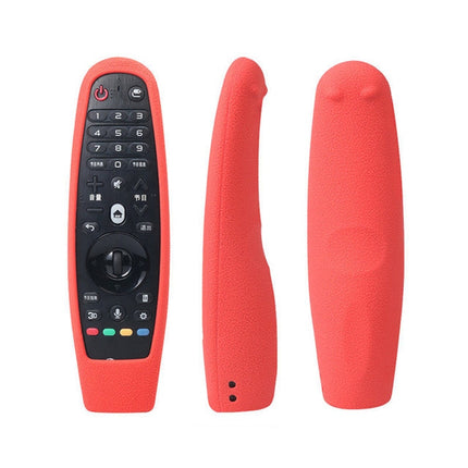 Suitable for LG Smart TV Remote Control Protective Case AN-MR600 AN-MR650a Dynamic Remote Control Silicone Case(Black)-garmade.com