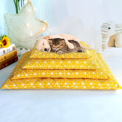 Winter Thick Warm Pet Sleeping Mat Cat Dog Sleeping Bed, Size:S(Grey)-garmade.com