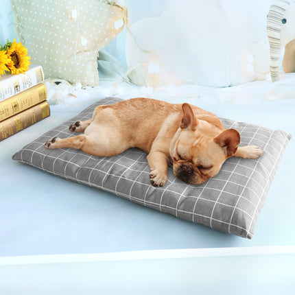 Winter Thick Warm Pet Sleeping Mat Cat Dog Sleeping Bed, Size:XL(Grey)-garmade.com