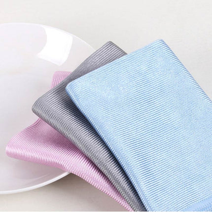 10 PCS Microfiber Wipe Glass Non-Marking Cleaning Cloth, Size:40x40cm, Colour:Pink-garmade.com