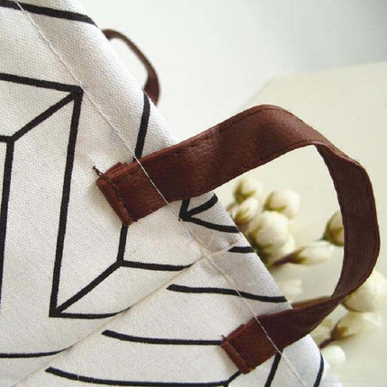 2 PCS Storage Basket Cotton Linen Fabric Folding Storage Box(Wheat Ears)-garmade.com