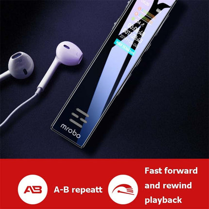 MROBO A10 Professional Voice Recorder HD Noise Reduction Student MP3 Color Screen Player, Capacity: 16 GB-garmade.com