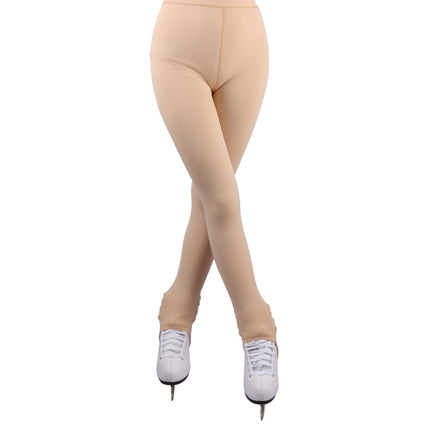 Ice Skating Skateboarding Figure Skating Pants Thermal Long Pantyhose Ice Skate with Shoes Cover(skin thin half cover)-garmade.com