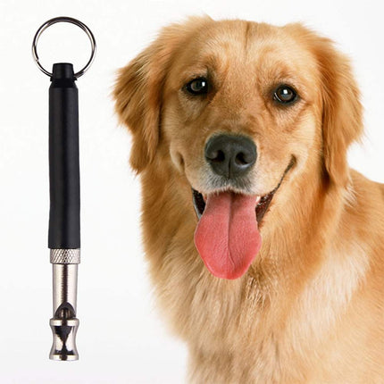 5 PCS Pet Dog Obedience Quiet Training Ultrasonic Supersonic Sound Pitch(Black)-garmade.com