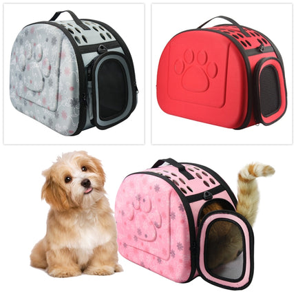 Portable Cats Handbag Foldable Travel Bag Puppy Carrying Mesh Shoulder Pet Bags( Gray)-garmade.com