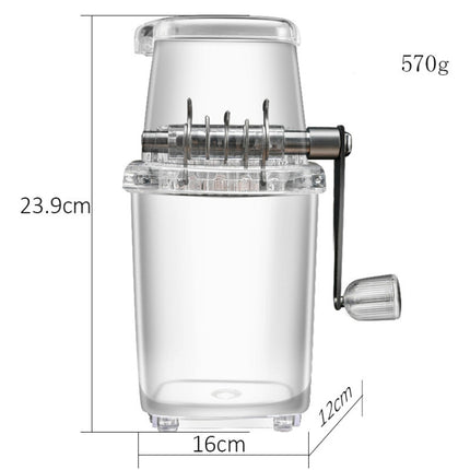 Small Household Manual Ice Crusher Multifunctional DIY Hand-Cranked Ice Machine-garmade.com