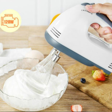 Whisk Electric Household Mini Whisk Baking Small Whipped Cream Machine, Specification:EU Plug+4 Stirring Rods-garmade.com