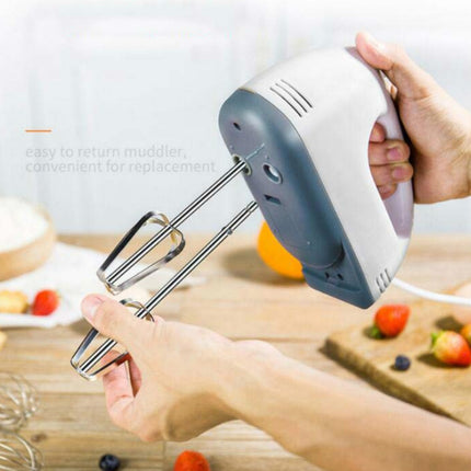 Whisk Electric Household Mini Whisk Baking Small Whipped Cream Machine, Specification:US Plug+4 Stirring Rods-garmade.com
