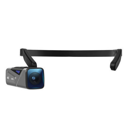 ORDRO EP7 4K Head-Mounted Auto Focus Live Video Smart Sports Camera, Style:With Remote Control(Silver Black)-garmade.com