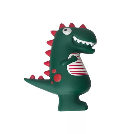 Drop-Proof Cute Tyrannosaurus Dinosaur Piggy Bank Net Red Desktop Decoration Ornaments(Large)-garmade.com