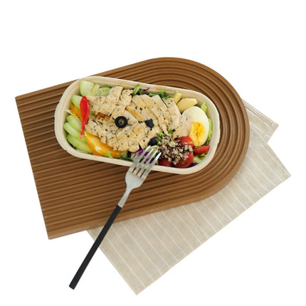 Water Ripple Cutting Board Afternoon Tea Snack Plate Photo Props Medium (Green Lotus Color)-garmade.com
