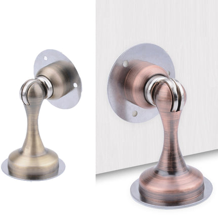 Punch-Free Stainless Steel Thickened Strong Magnetic Door Stopper(Green Bronze)-garmade.com