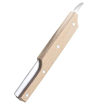 Multifunctional Stainless Steel Coconut Shell Opener With Wooden Handle Coconut Meat Knife Kitchen Gadgets, Specification: Knock Coconut Knife-garmade.com