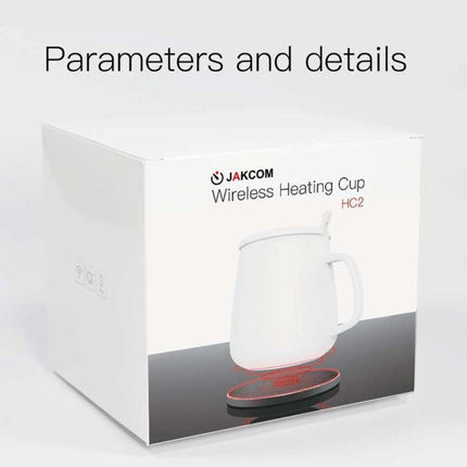 JAKCOM HC2S Wireless Heating Cup Set(White)-garmade.com