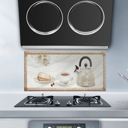 Self-Adhesive Heat-Resistant Oil-Proof Stickers Household Kitchen Stove Tile Wall Stickers, Specification: LZ-002(40x80cm)-garmade.com